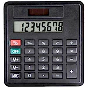 Hesap Makinesi ( 8,5 x 9 cm )