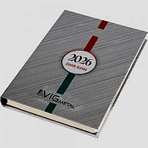 Gizli Spiralli Günlük Ajanda ( 15 x 21 cm )