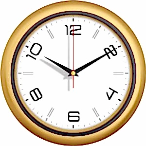 Plastik Duvar Saati ( Ø 28 cm )