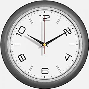 Plastik Duvar Saati ( Ø 28 cm )