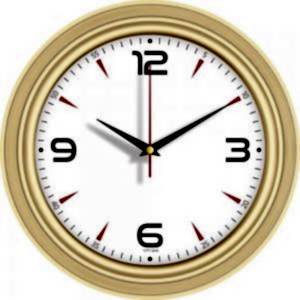 Plastik Duvar Saati ( Ø 32 cm )