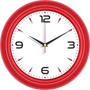 Plastik Duvar Saati ( Ø 32 cm )