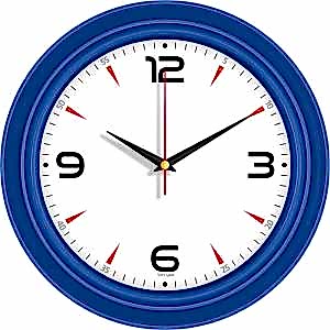 Plastik Duvar Saati ( Ø 32 cm )