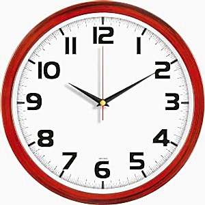 Plastik Duvar Saati ( Ø 30 cm )