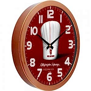 Metalize Duvar Saati ( Ø 35 cm )