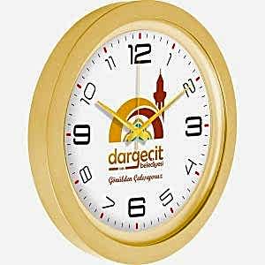 Metalize Duvar Saati ( Ø 40 cm )