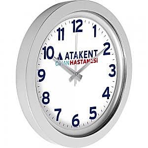 Metalize Duvar Saati ( Ø 40 cm )
