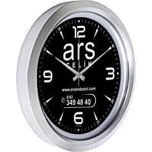 Metalize Duvar Saati ( Ø 40 cm )